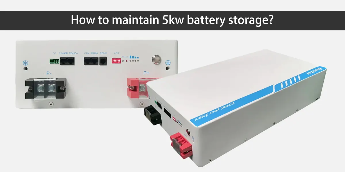 Wie man einen 5-kW-Batteriespeicher wartet