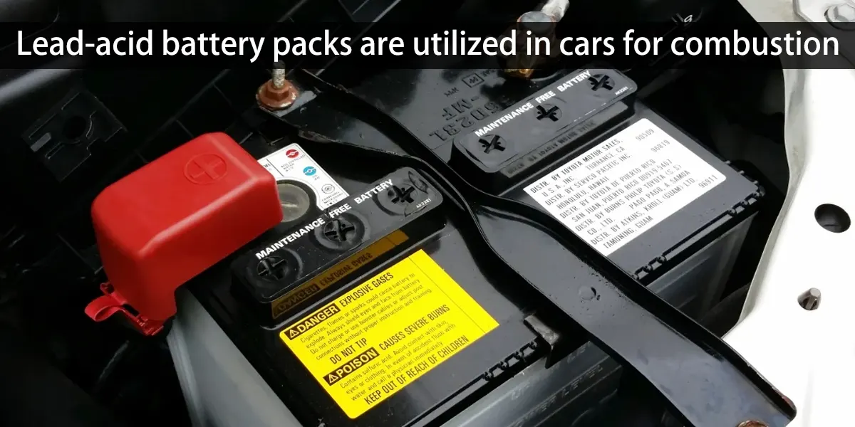 Blei-Säure-Batterien werden in Autos für die Verbrennung verwendet