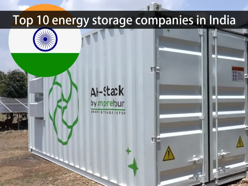 Top 10 der Energiespeicherunternehmen in Indien